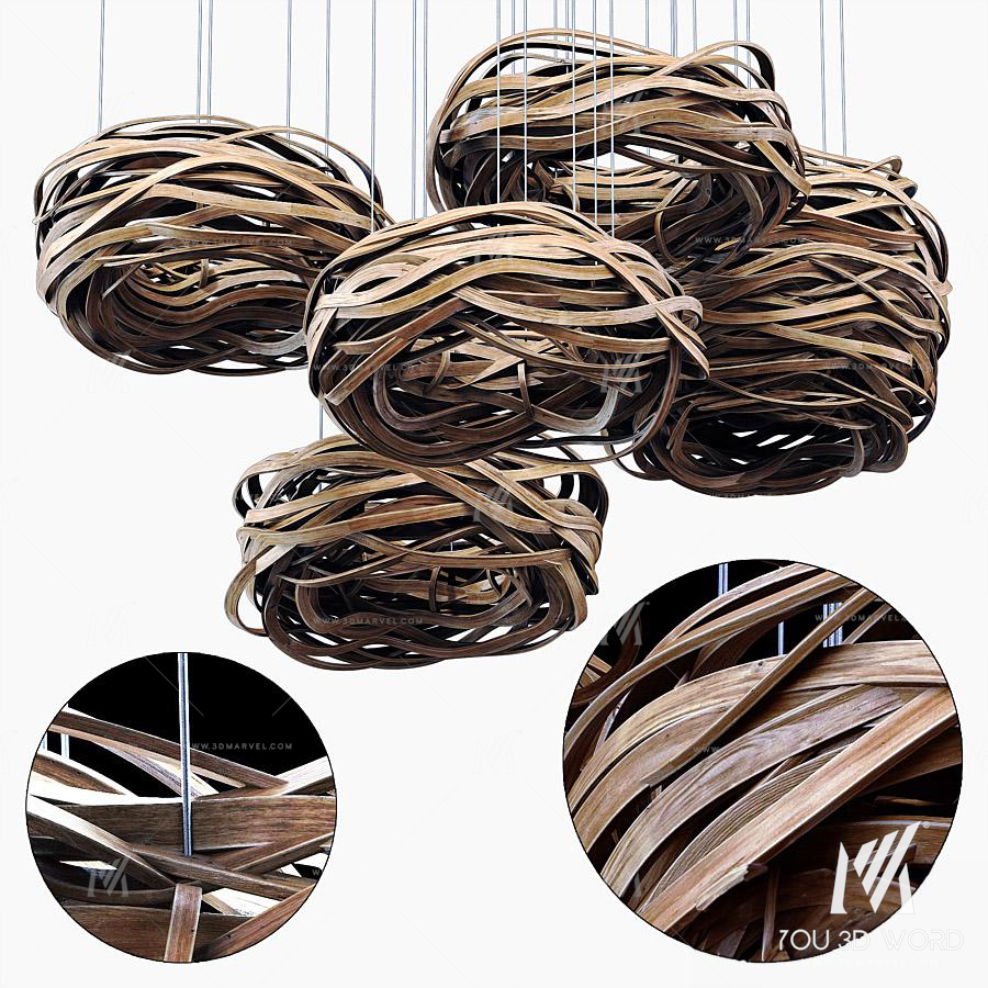 Decor wood nest n1  Decor wood nest No. 1